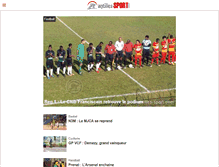 Tablet Screenshot of antilles-sport.com